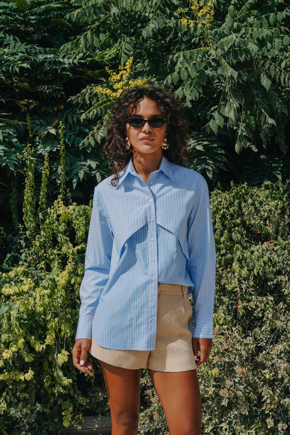 Chemise Kalimera Rayé Bleu BARJE